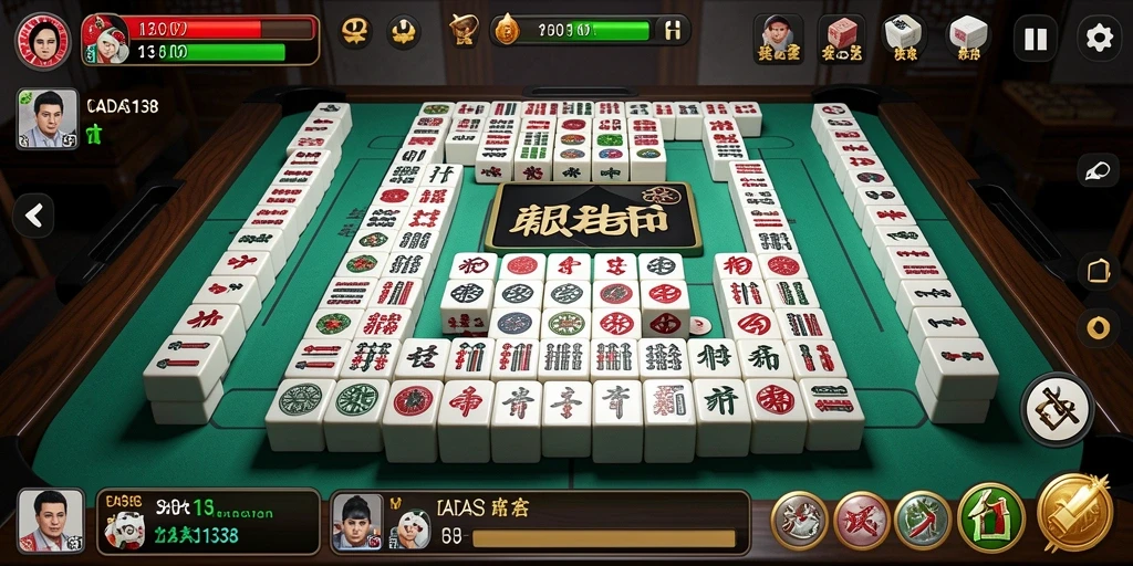 Tampilan gameplay Mahjong yang menarik dan menantang di CADAS138.