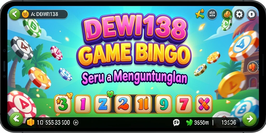 Tampilan gameplay Bingo yang seru dan interaktif di DEWI138.