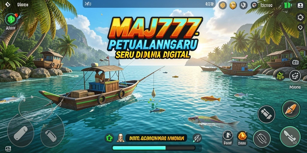 Tangkapan ikan yang menakjubkan dalam gameplay memancing MAJ777.
