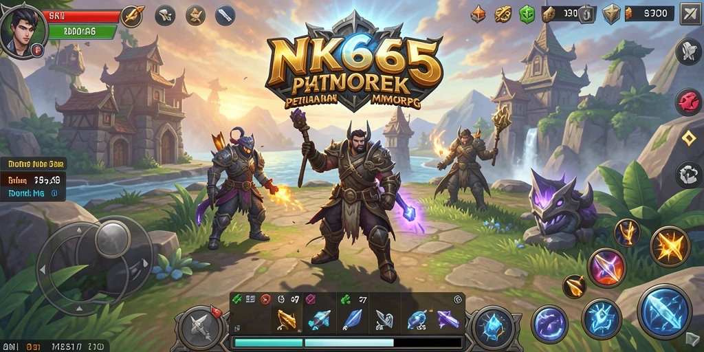 Gameplay NK666 yang epik dalam dunia MMORPG.
