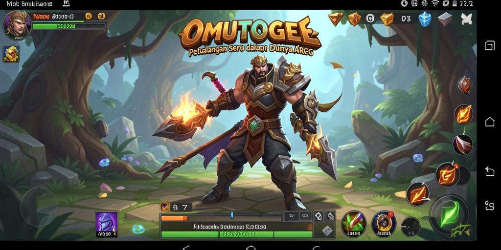 Tampilan menakjubkan dari gameplay ARPG OMUTOGEL.