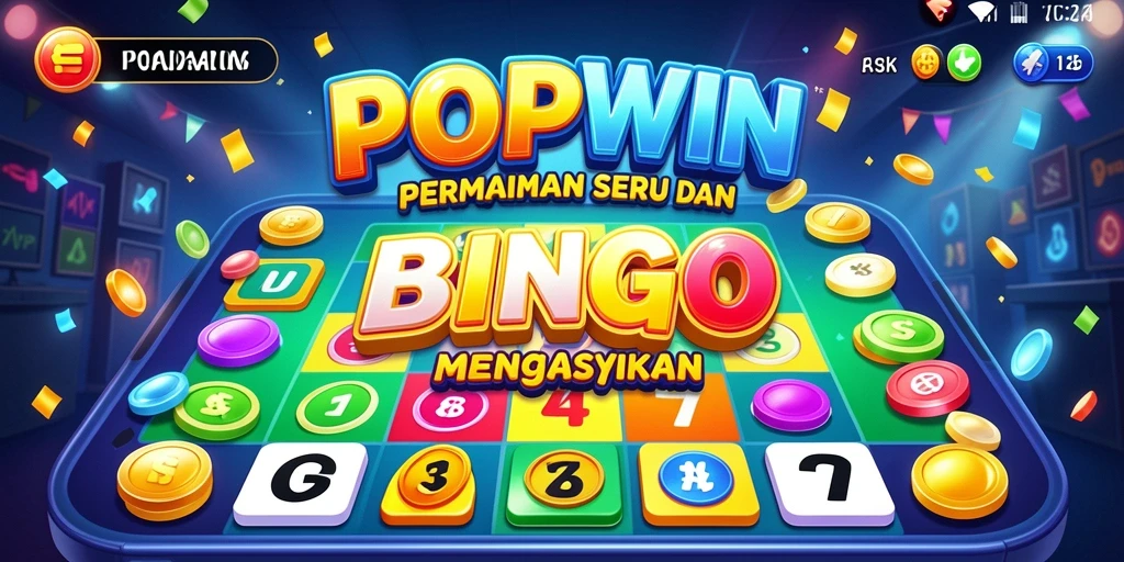 Tampilan menarik dari gameplay bingo di POPWIN yang mengasyikkan.
