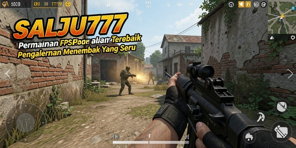Tampilan menarik dari gameplay SALJU777 dengan aksi tembak-menembak yang intens.