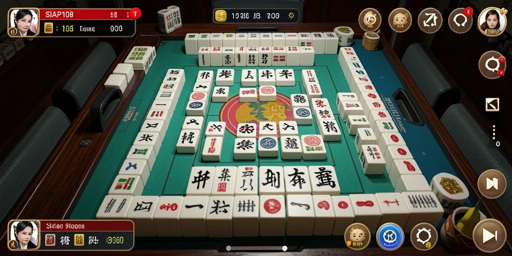 Tampilan menarik gameplay SIAP108 Mahjong yang penuh strategi.
