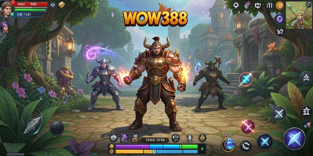 Gameplay seru dengan grafis menawan dalam WOW388.